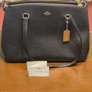 Black Coach Shoulder or CrossBody Purse